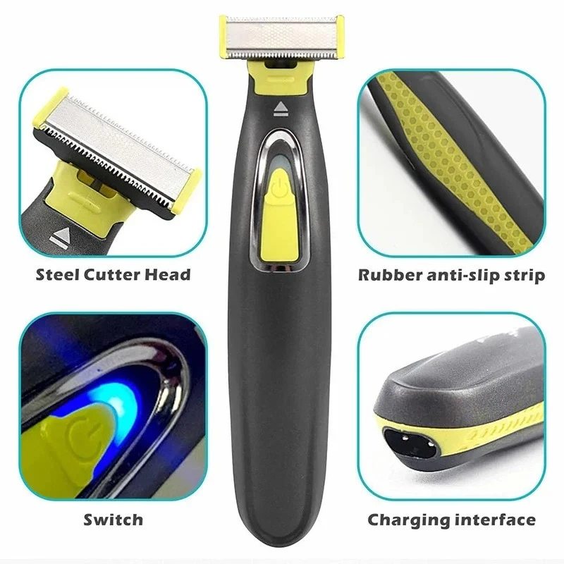 Barbeador elétrico portátil co - Men Grooming Full Body avaliação e preço