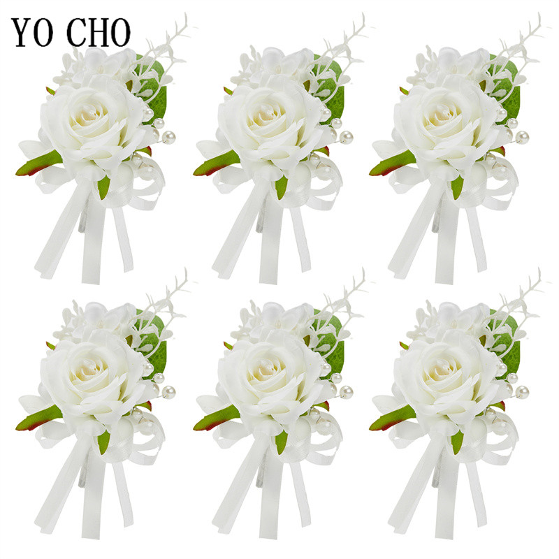Rosa artificial boutonniere no - Men'S Grooming For Marriage avaliação e preço