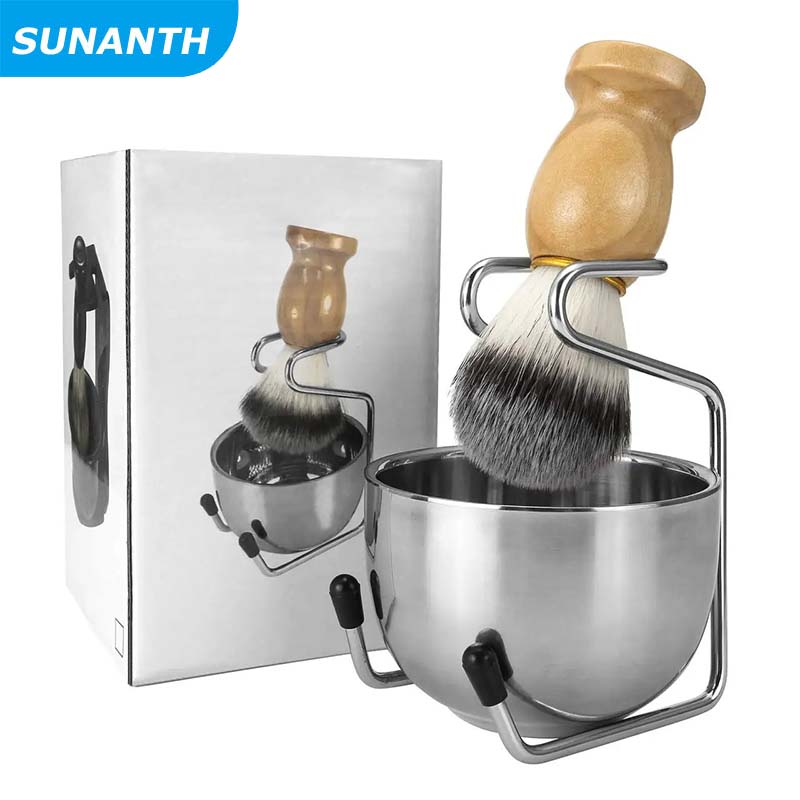 Aço inoxidável masculino barbe - Shaving Bowl Soap avaliação e preço