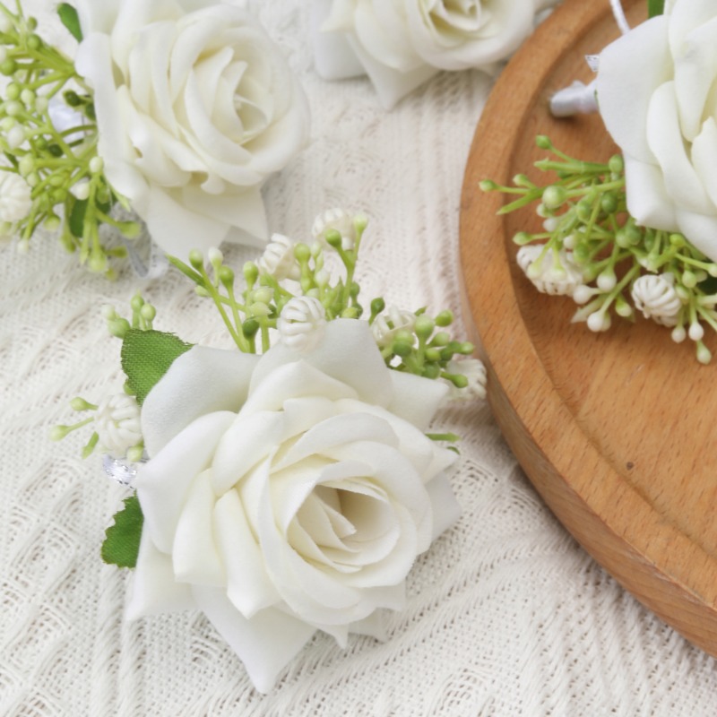 6 pçs/set boutonniere para hom - Men'S Grooming For Marriage avaliação e preço