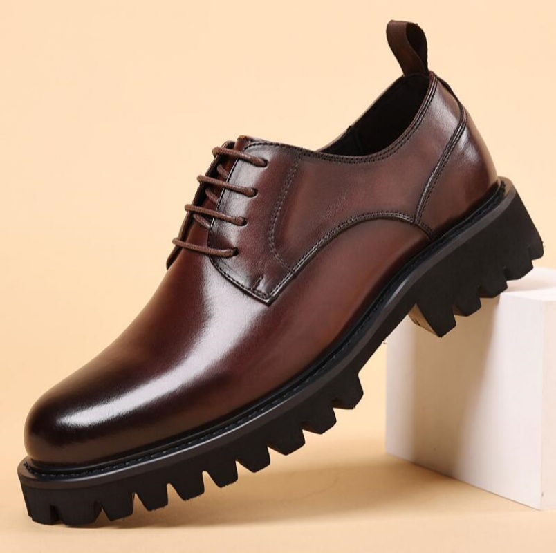 Sapatos Oxford de Couro Genuín - Young Men'S Grooming avaliação e preço