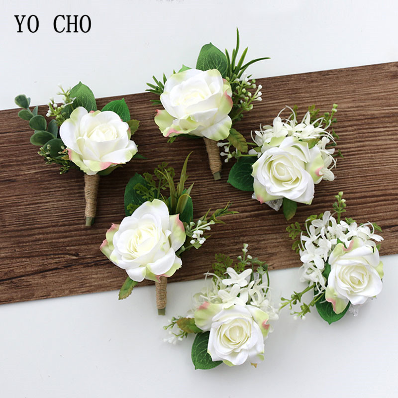 YO CHO-Rosas de seda artificia - Men'S Grooming For Marriage avaliação e preço