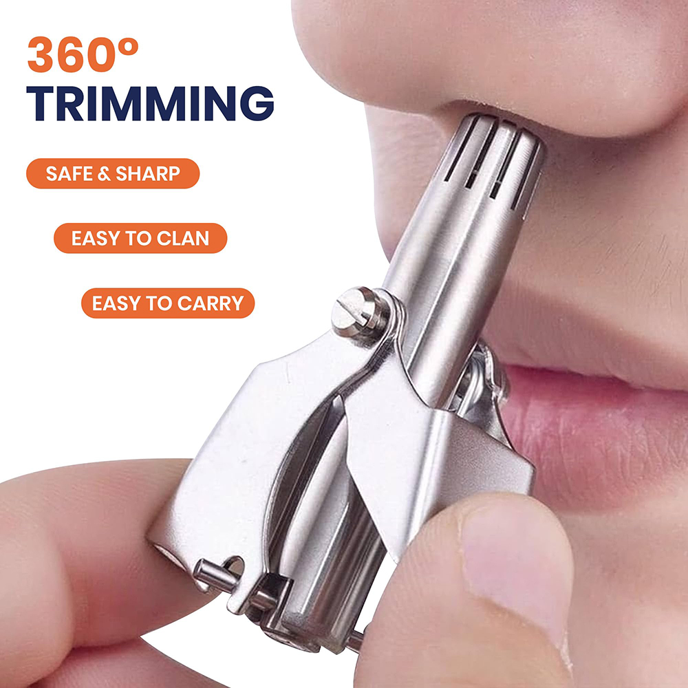 Aparador de pelos portátil de  - Men'S Grooming Nose Hair Trimmer avaliação e preço